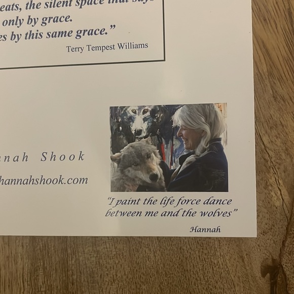 Artist print of original Oil-painting “two wolves on white “ - Picture 6 of 7